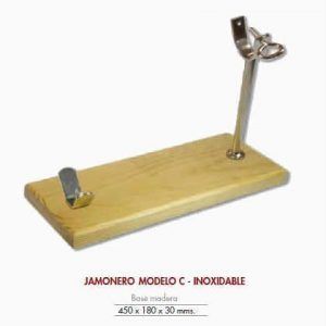 jamonero inox de madera c