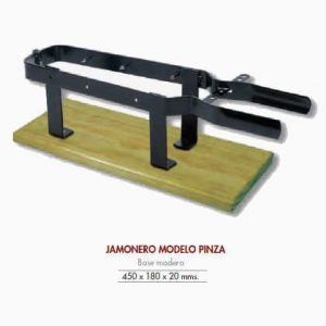 jamonero pinza de madera