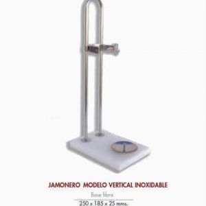 jamonero vertical inox con base de fibra