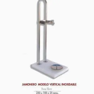 jamonero vertical inox con base de fibra