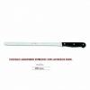 Comprar cuchillo jamonero alveolado inox 280mm negro estrecho Flores Cortés