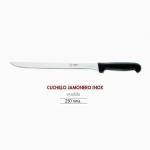 Cuchillo jamonero inoxidable 250mm Flores Cortés