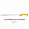Cuchillo jamonero alveolado inoxidable 280mm amarillo Flores Cortes