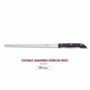 Cuchillo jamonero inoxidable espiga