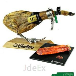Lote jamón de cebo de campo 50% + Lomo de Bellota Ibérico