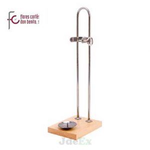 jamonero vertical inox base madera