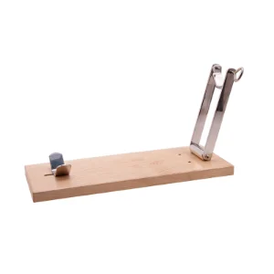 Jamonero Inox Plegable Desplazable Base de Madera