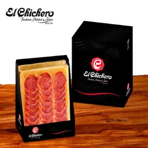 Lonchitas de lomo ibérico de bellota El Chichero en estuche