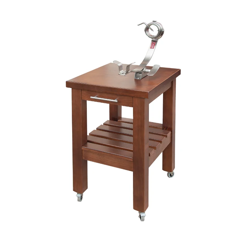 Mesa Jamonera con jamonero Giratorio y Balancín Profesional Inox Flores Cortés