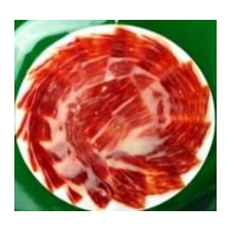 Ración de jamón de cebo de campo ibérico cortado a cuchillo El Chichero